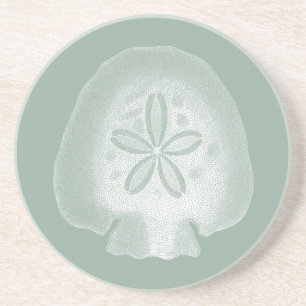 Silhouette Sand Dollar Zandsteen Onderzetter