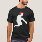 Silhouette Santa Hat G T-shirt (Voorkant)