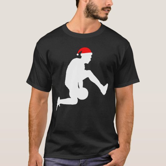 Silhouette Santa Hat G T-shirt (Voorkant)