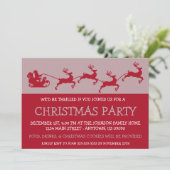 Silhouette Santa's Slaapse uitvindingen (Bandemann Kaart (Staand voorkant)