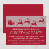 Silhouette Santa's Slaapse uitvindingen (Bandemann Kaart (Voorkant / Achterkant)