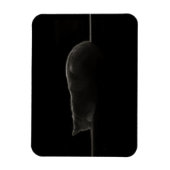 Silhouette slaapkat magneet (Verticaal)