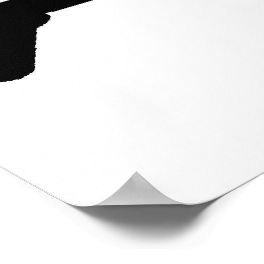 Silhouette Slam Dunk Basketball Player Poster (Hoek)