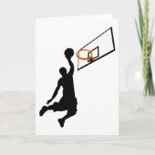 Silhouette Slam Dunk Kaart (Voorkant)