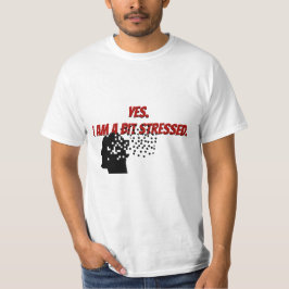 Silhouette Stress Head en Quote T-shirt