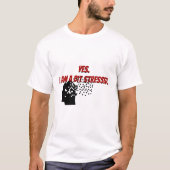 Silhouette Stress Head en Quote T-shirt (Voorkant)