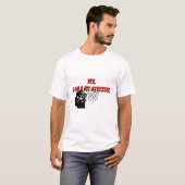 Silhouette Stress Head en Quote T-shirt (Voorkant volledig)