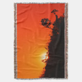 Silhouette Sunset Deken (Voorkant Verticaal)