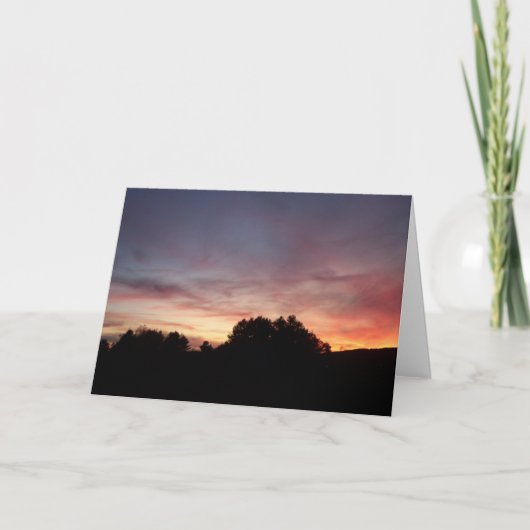 Silhouette Sunset Series 5 Kaart (Voorkant)