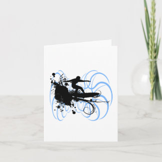Silhouette Surfer Kaart
