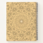 Silhouette Taj Mahal Personalized Name Notitieboek (Achterkant)