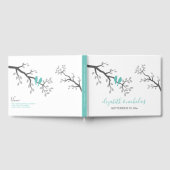 Silhouette Tree Branch Tortelduifjes Gastenboek (Volledig)