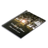 Silhouette Trees en Sunlight Weddenschappen Book Notitieboek (Linkerzijde)