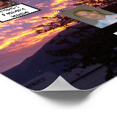 Silhouette Trees Sunset Photo Family Trees Poster (Hoek)