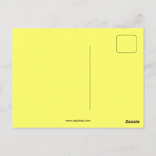 Silhouette trombone-speler, mondrian style art briefkaart (Achterkant)