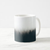 SILHOUETTE VAN BOMEN DIE ONDER DE FOGS VALLEN KOFFIEMOK (Voorkant rechts)