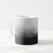 SILHOUETTE VAN BOMEN MET FOGS KOFFIEMOK (Voorkant links)