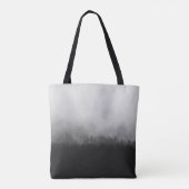 SILHOUETTE VAN BOMEN MET FOGS TOTE BAG (Achterkant)