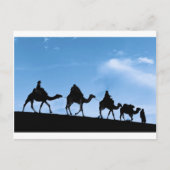 Silhouette van Camel Caravan Briefkaart (Voorkant)