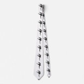 Silhouette van de ballerina stropdas (Voorkant)