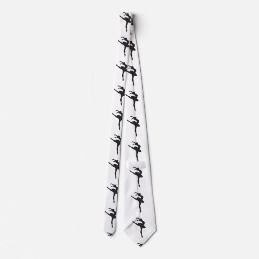 Silhouette van de ballerina stropdas (Achterkant)