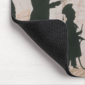 Silhouette van de Camsie Familie van Muismat (Hoek)