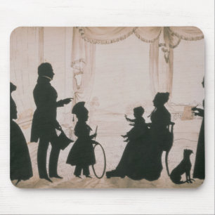 Silhouette van de Camsie Familie van Muismat