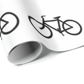 Silhouette van de fiets cadeaupapier (Rol Hoek)