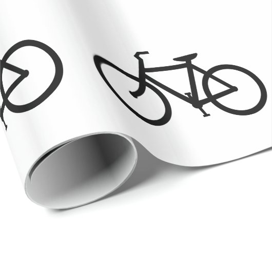 Silhouette van de fiets cadeaupapier (Rol Hoek)