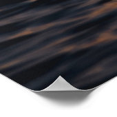 SILHOUETTE VAN DE PERSOON IN HET WATERLICHAAM TIJD POSTER (Hoek)