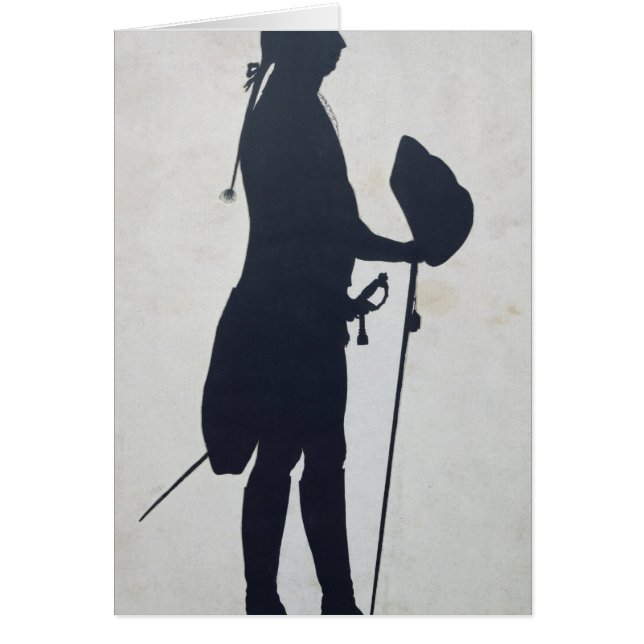 Silhouette van een Man (Voorkant)