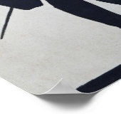 Silhouette van een Man Poster (Hoek)