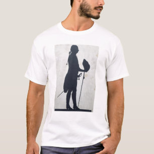 Silhouette van een Man T-shirt