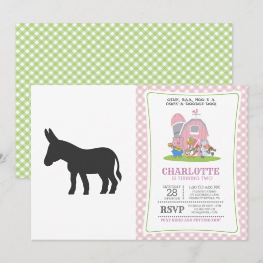 Silhouette van een mule kaart (Voorkant / Achterkant)