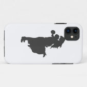 Silhouette van een paar Case-Mate iPhone case (Achterkant (horizontaal))
