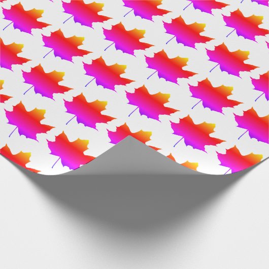 Silhouette van een paardenblad cadeaupapier (Hoek)