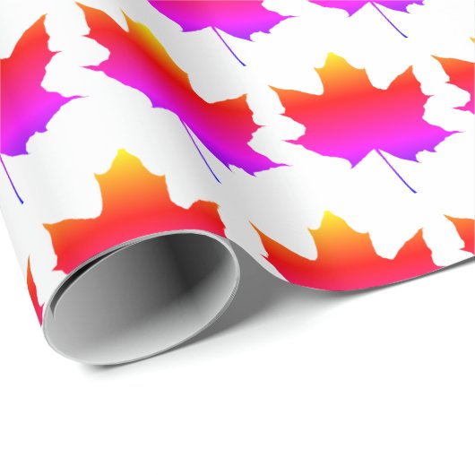 Silhouette van een paardenblad cadeaupapier (Rol Hoek)