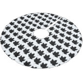 Silhouette van een paardenblad kerstboom rok (Gekanteld)