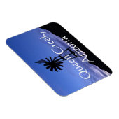 Silhouette van een windmolen, Koningin Creek Arizo Magneet (Rechterzijde)