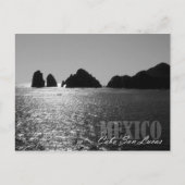 Silhouette van El Arco de Cabo San Lucas Briefkaart (Voorkant)