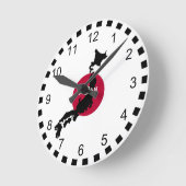 Silhouette van Japan Ronde Klok (Hoek)