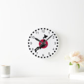 Silhouette van Japan Ronde Klok (Huis)