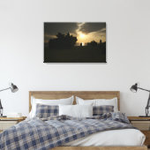 Silhouette van mariniers canvas afdruk (Insitu (Slaapkamer))