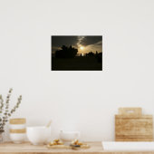 Silhouette van mariniers poster (Keuken)