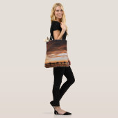 SILHOUETTE VAN MENSEN IN DE SUNSET TOTE BAG (Op model)