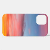 SILHOUETTE VAN MOUNTAINE ONDER CLOUDY BLUE SKY FOT Case-Mate iPhone CASE (Achterkant (horizontaal))