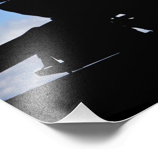 Silhouette van soldaten foto afdruk (Hoek)