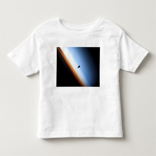 Silhouette van space shuttle Endeavor Kinder Shirts (Voorkant)