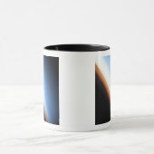 Silhouette van space shuttle Endeavor Mok (Midden)