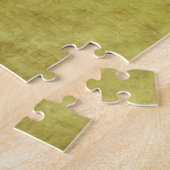 Silhouette van takken van bamboe, op papier legpuzzel (Zijkant)